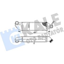 Kale 346600 Turbo Radyatoru 1671443 1C159L440BA 1C159L440BB