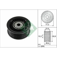 Ina 532107510 Alternator Gergi Bilyasi 1192300QAC 119233947R