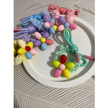 EyER Shoping Vip Kalite Renkli Papatyalı Bağlama Tokası