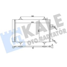 Kale 345665 Klima Radyatoru 6455HV 6455JB 9683011280