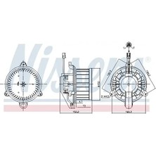Nıssens 87579 Kalorifer Motoru A2478308400