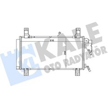 Kale 392100 Klima Radyatoru GJ6A61480 GJ6A61480A GJ6A61480B