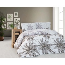Cotton Collection Ranforce Çift Kişilik Nevresim Takımı Palm Elephant