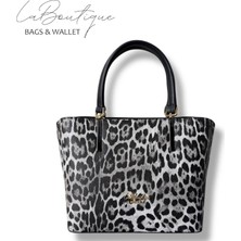 La Boutique Lb Çanta 5708 Leopar Gri