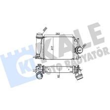Kale 350975 Turbo Radyatoru 14461BD70A 14461BD71A 14461BD71B