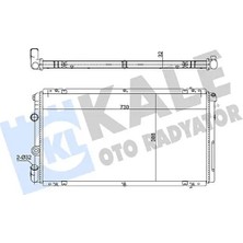 Kale 362735 Motor Radyatoru 2140000QAH 2140000QAL 4501137