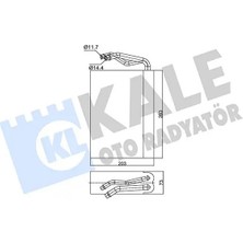 Kale 350125 Klima Radyatoru 1618002 1618039 52463006