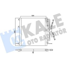 Kale 345485 Klima Radyatoru AWR1624 JRB000030 JRB000040