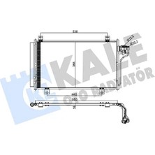 Kale 357975 Klima Radyatoru GHP961480 GHP961480A GHP961480B