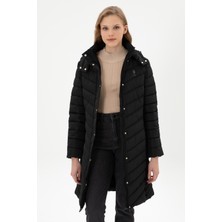 U.s. Polo Assn. Kadın Siyah Kaban 50312015-VR046