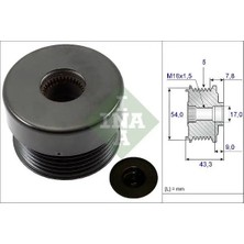 Ina 535017210 Alternator Kasnagi 09195336 09195337 1204412