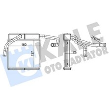 Kale 355185 Kalorifer Petegi 3943167 UJ0861A10 XM3418476CA