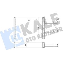 Kale 346595 Kalorifer Petegi CA0961A10 GA5R61130A GA5R61130B