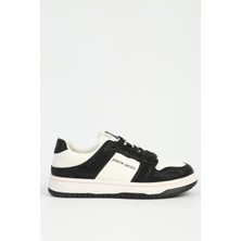 Benetton Pierre Cardin Siyah Beyaz Kadın Spor Ayakkabı Ithal PCI-11505