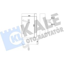 Kale 350030 Klima Radyatoru 1618055 1618087 90512360