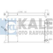 Kale 342225 Motor Radyatoru 1E0121253 1E0121253A 1E0121253C
