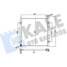 Kale 386700 Klima Radyatoru 80110S01A11 80110S04003 80110S04K81