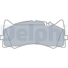 Delphi LP3527 On Fren Balatasi A0004204700 A0004209400