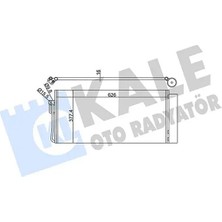 Kale 343070 Klima Radyatoru 62118361362 62118364006 64508361362