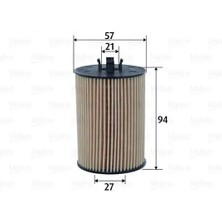 Valeo 586560 Yag Filtresi A2661800009 A2661840325