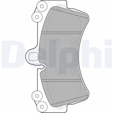 Delphi LP1997 On Fren Balatasi 4L0698151A 4L0698151B 4L0698151C