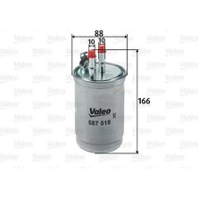 Valeo 587518 Yakit Filtresi 10088053 1079271 1088053