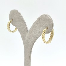 By Burak Gold Sarmal Halka Küpe – KP00941