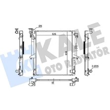 Kale 370400 Motor Radyatoru 1350A182 1350A314 1350A348