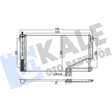 Kale 387800 Klima Radyatoru A2035000054 A2035000554 A2035000954