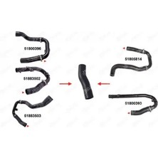 İbraş 15408 Turbo Hortumu 51800393 51800396 51805814