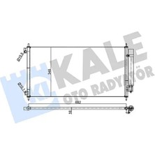 Kale 342955 Klima Radyatoru 80110TM0H01 80110TM0T01