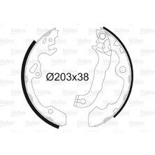 Valeo 562648 Arka Fren Balatasi 1075549 1126158 98AB2200BE