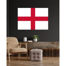 Fuart.Co Ingiltere Bayrağı Dijital Baskı Poster (Çerçevesiz) FLFU