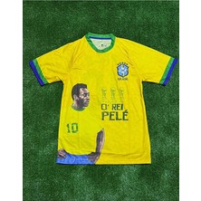 Legent Lady Brezilya Özel Tasarım Efsane Pele Özel Konsept Yetişkin Forması