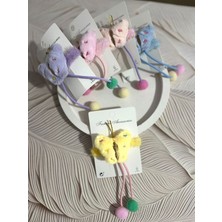 EyER Shoping Kelebek Figürlü Peluş Bağlama Tokası