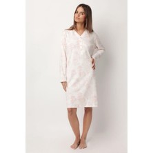 Ayyıldız 61418 Pembe Desenli Gecelik