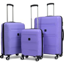 Reymond Luggage Lucas Polipropilen Kırılmaz Valiz, 3\'lü Set