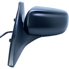 Spj Dış Dikiz Aynası Mazda 323 1998 - 2003 Elektrikli, Manuel Katlanır, Siyah Kapak, 3 Pin