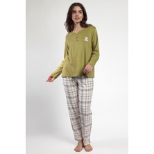 Ayyıldız 63605 Yeşil Pijama Takımı