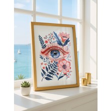 Fuart.Co Doğanın Gözü Dijital Baskı Poster (Çerçevesiz) HEFU