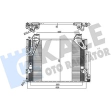 Kale 357765 Klima Radyatoru 884600K010 884600K050