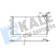Kale 353085 Klima Radyatoru 8U0260401B 8U0260401C
