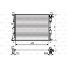 Valeo 735634 Motor Radyatoru 214100055R 214100078R 214101612R