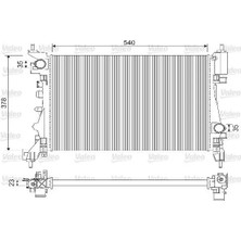 Valeo 733114 Motor Radyatoru 1300312 1300339 13249566