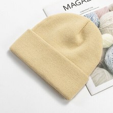 Eleven Markets Katlamalı Basic Tiriko Bayan Beresi Bej Bere