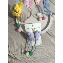 EyER Shoping Kelebek Figürlü Peluş Bağlama Tokası