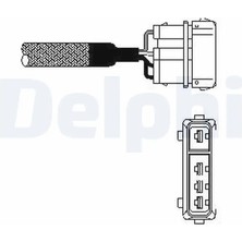 Delphi ES1033312B1 Oksijen Sensoru 004165019 021906265 021906265A