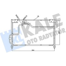 Kale 387200 Klima Radyatoru GA5T61480 GA7H61480 GA7H61480A