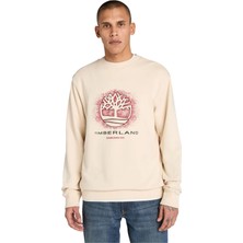 Timberland Front Seasonal Tree Logo Graphic Crewnec