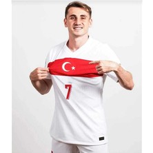 Legent Lady Türkiye Euro 2024 Kerem Aktürkoğlu Yetişkin Forması (Beyaz)